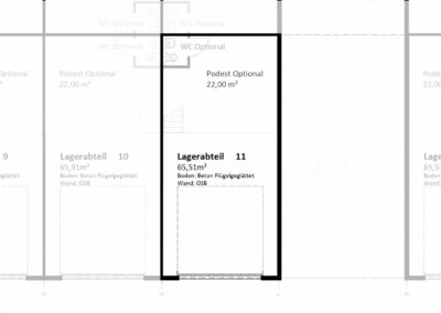 Garage 11 | 65,51 m² | Straß